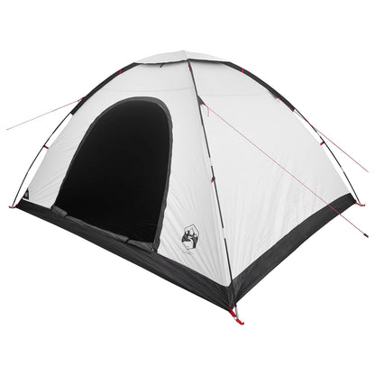 vidaXL Camping Tent 6-Person White Blackout - 335 x 275 x 180 cm