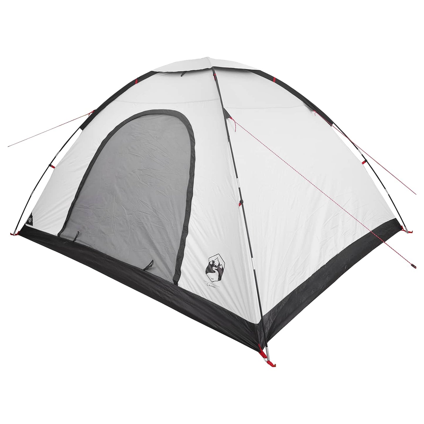 vidaXL Camping Tent 6-Person White Blackout - 335 x 275 x 180 cm