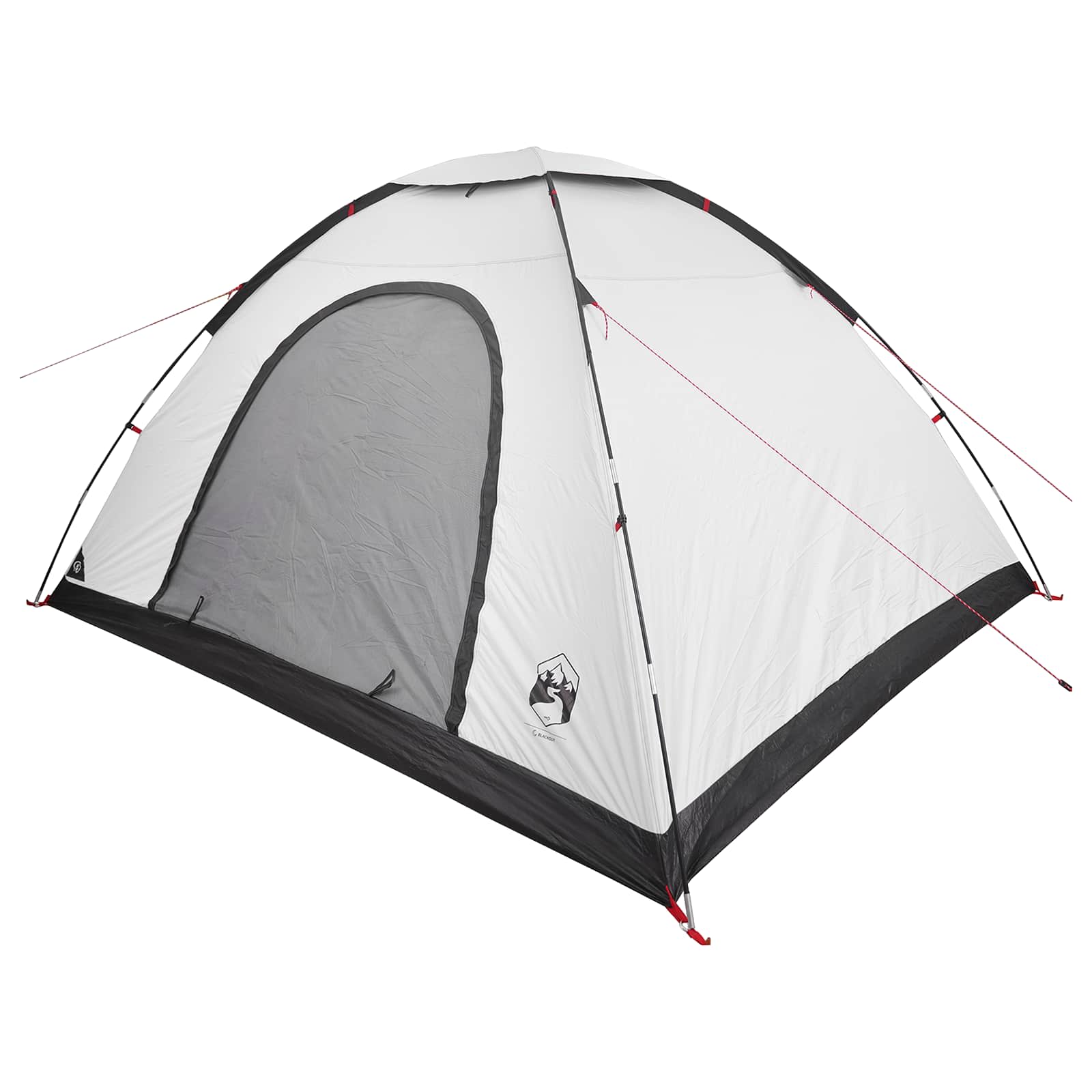 vidaXL Camping Tent 6-Person White Blackout - 335 x 275 x 180 cm