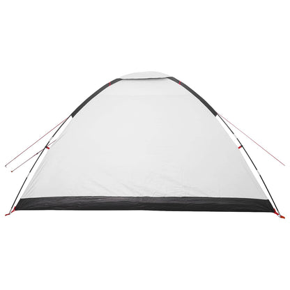 vidaXL Camping Tent 6-Person White Blackout - 335 x 275 x 180 cm