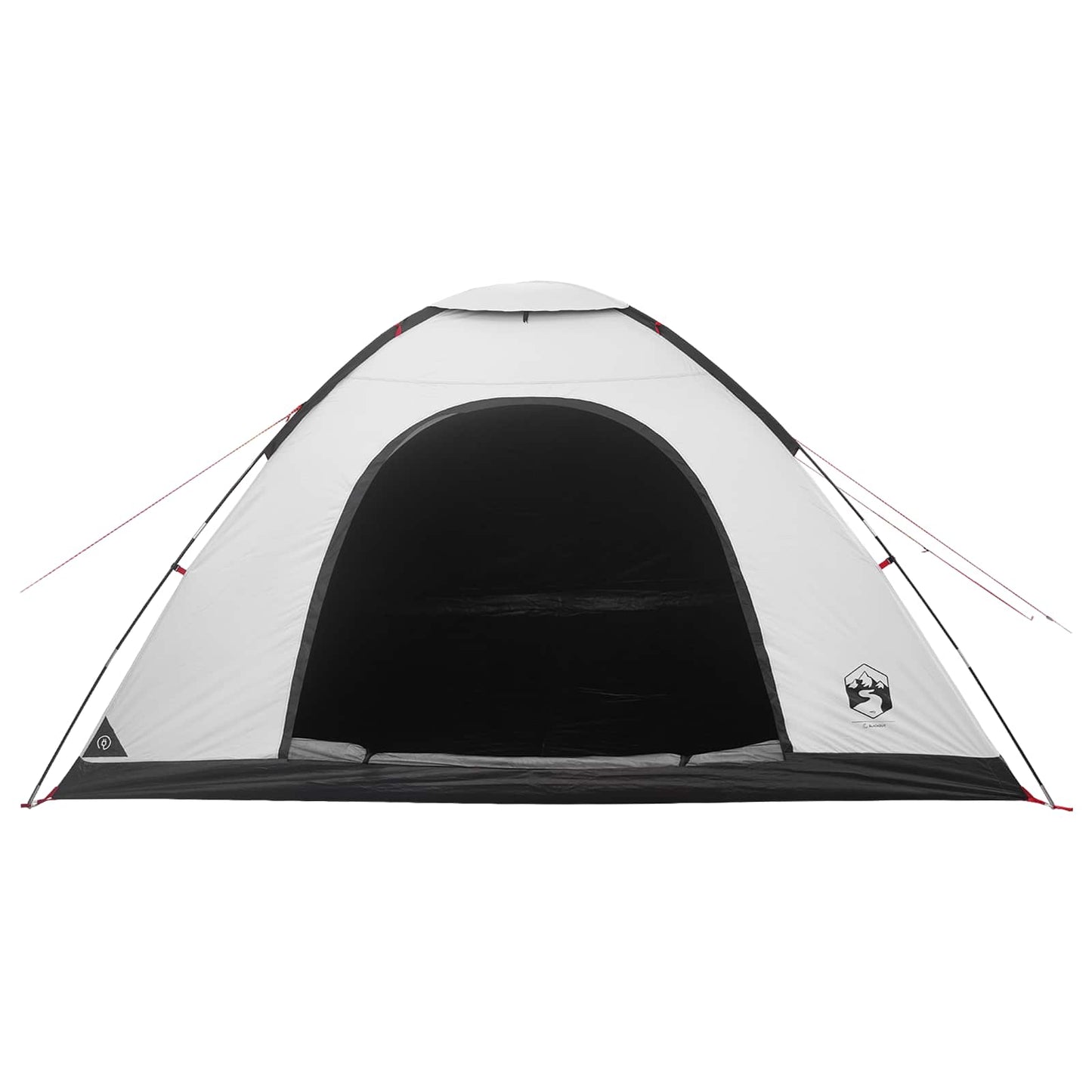vidaXL Camping Tent 6-Person White Blackout - 335 x 275 x 180 cm
