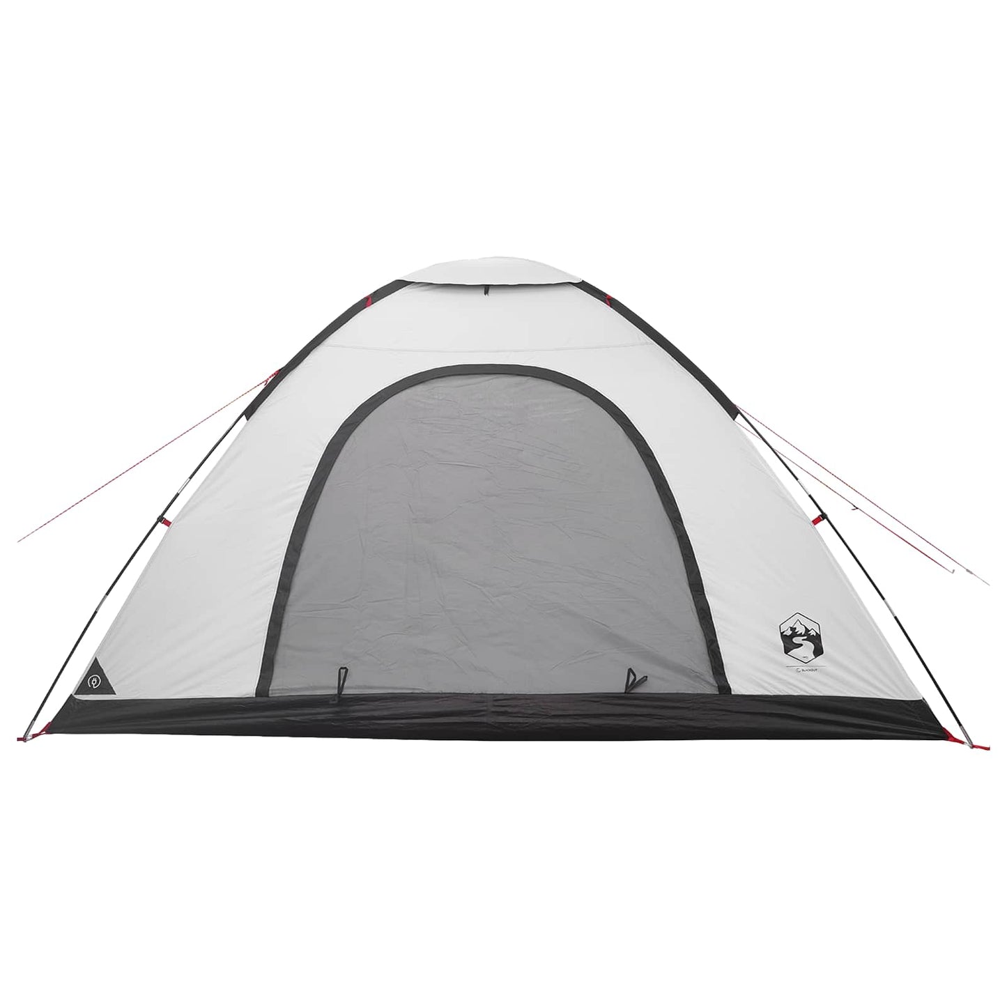 vidaXL Camping Tent 6-Person White Blackout - 335 x 275 x 180 cm