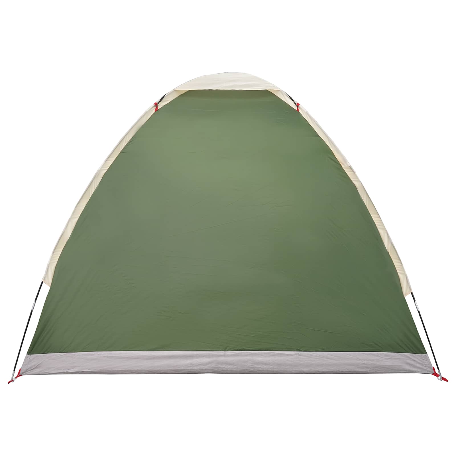 vidaXL Camping Tent 2-Person Green Polyester and Steel