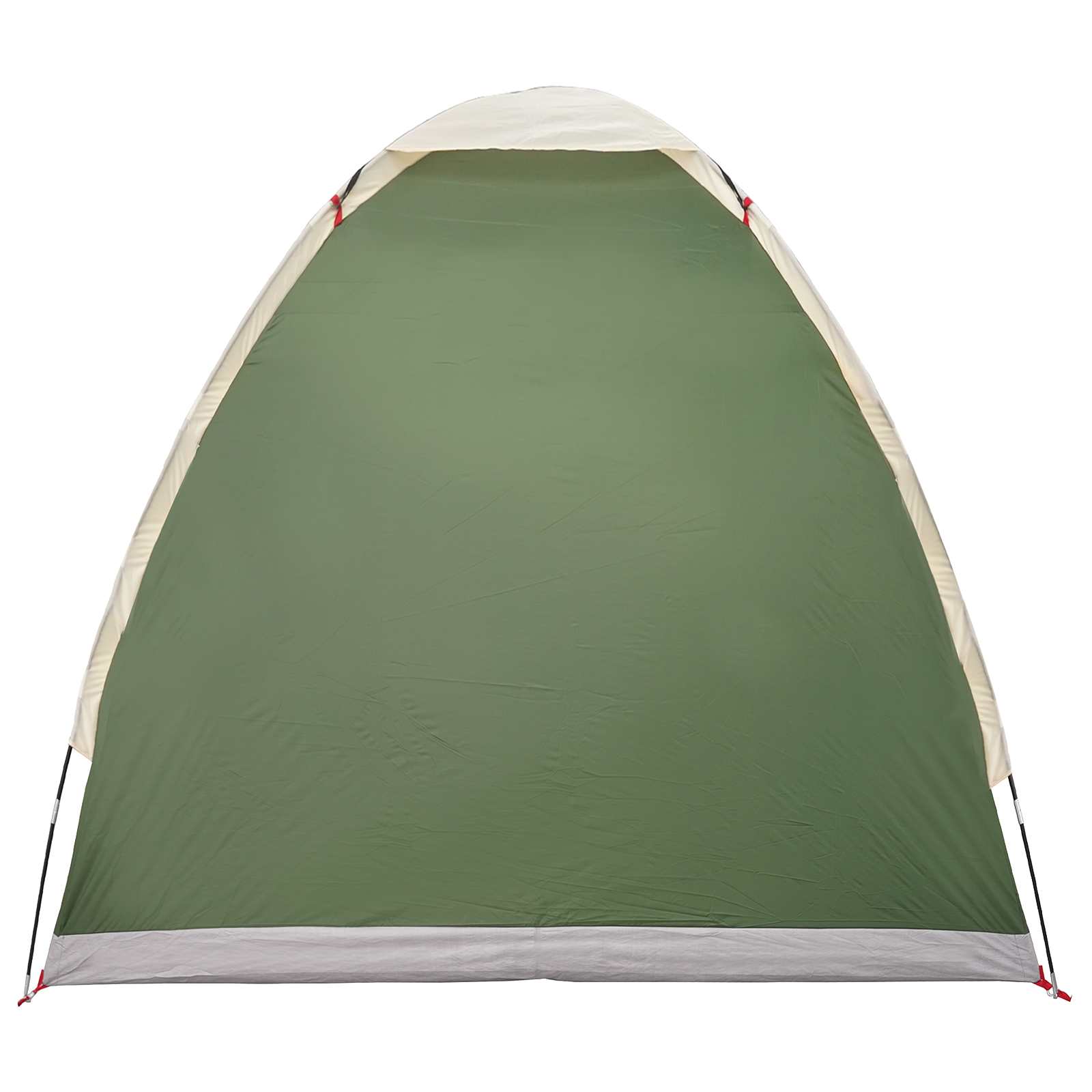 vidaXL Camping Tent 2-Person Green Polyester and Steel