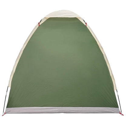 vidaXL Camping Tent 2-Person Green Polyester and Steel