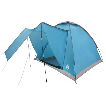 vidaXL Camping Tent 2-Person Blue Polyester and Steel