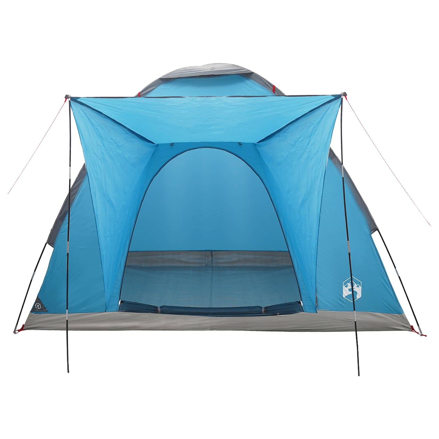 vidaXL Camping Tent 2-Person Blue Polyester and Steel