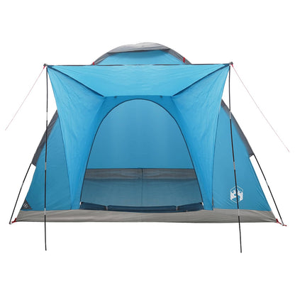 vidaXL Camping Tent 2-Person Blue Polyester and Steel