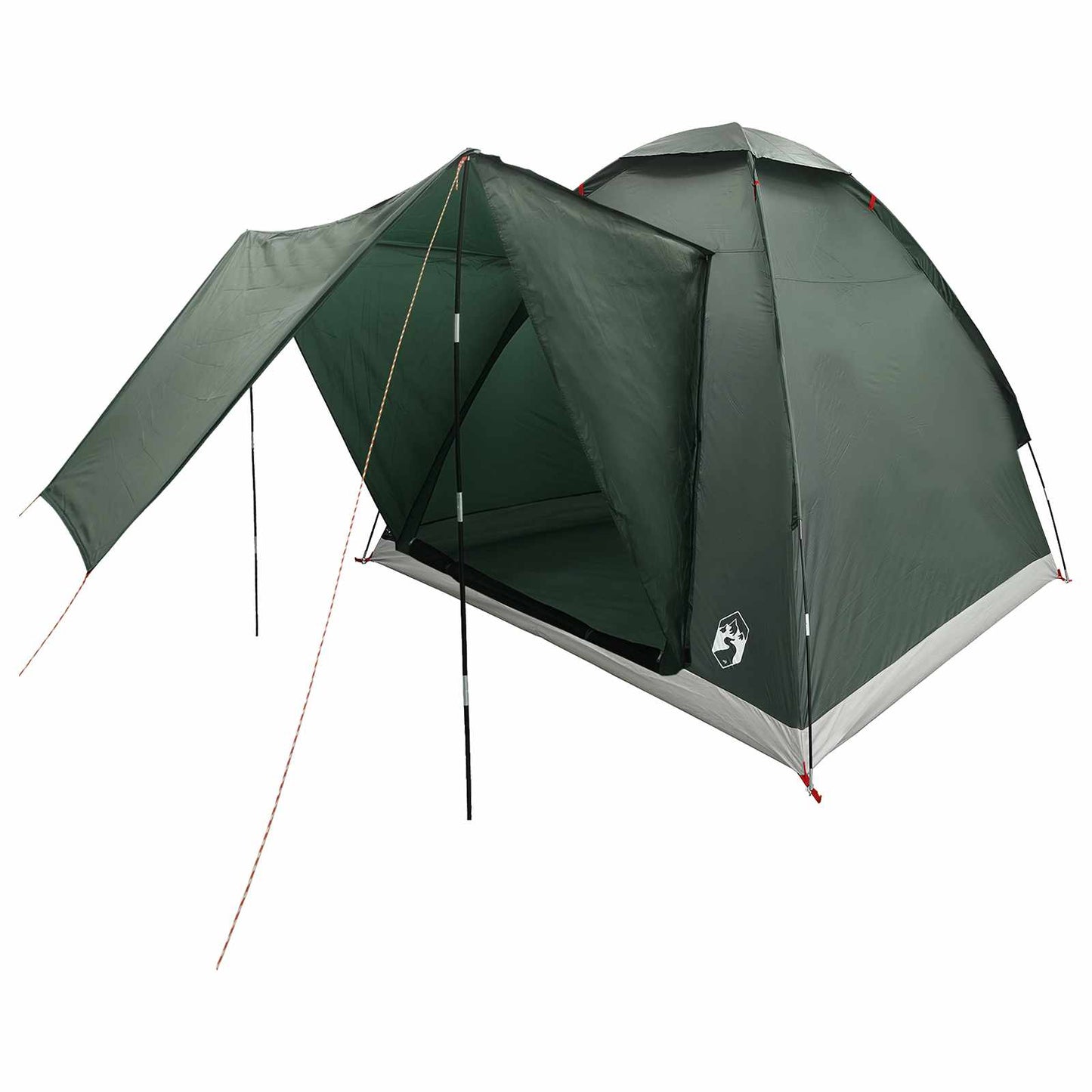 vidaXL Camping Tent 2-Person Army Green Polyester and Steel - 190 x 140 x 105 cm