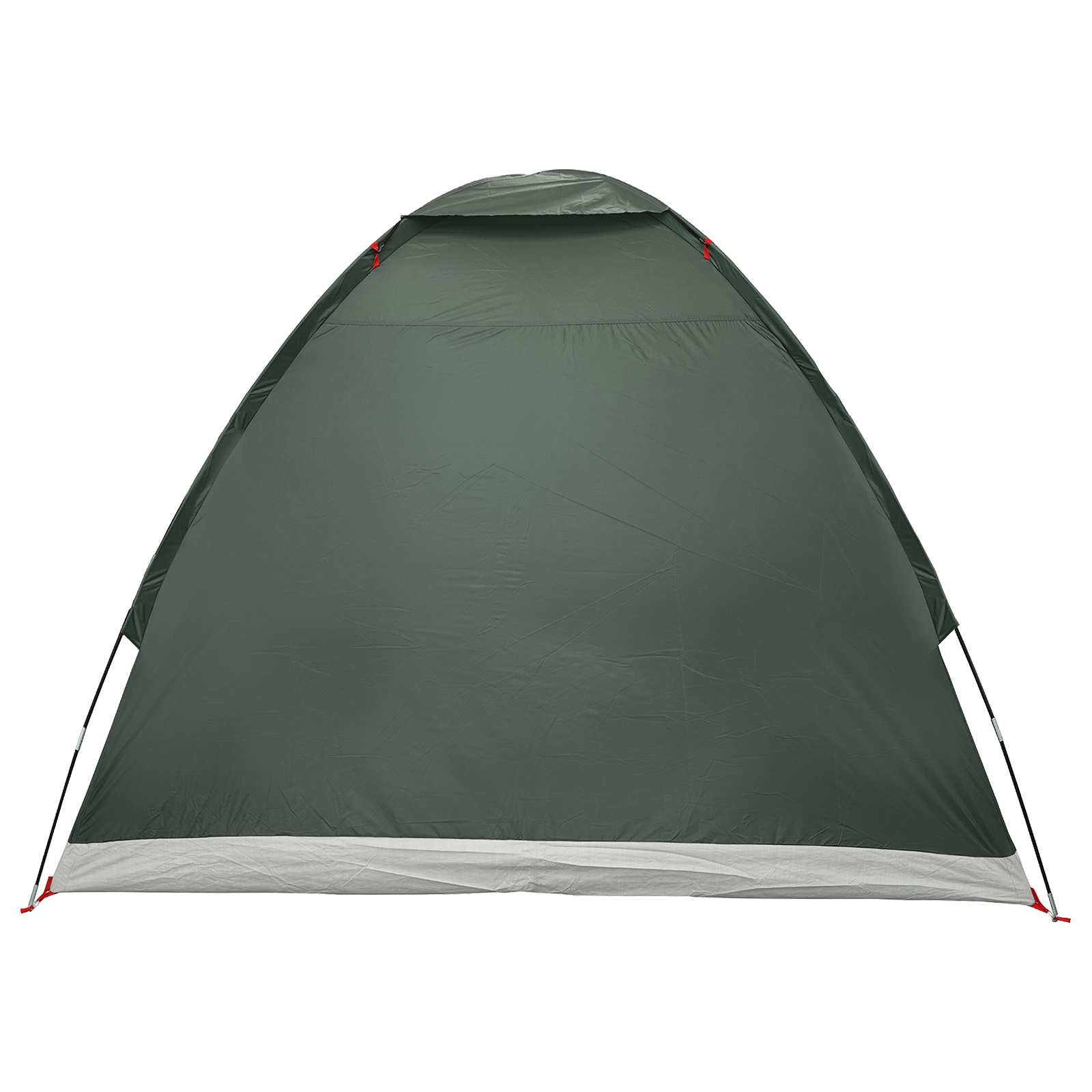 vidaXL Camping Tent 2-Person Army Green Polyester and Steel - 190 x 140 x 105 cm
