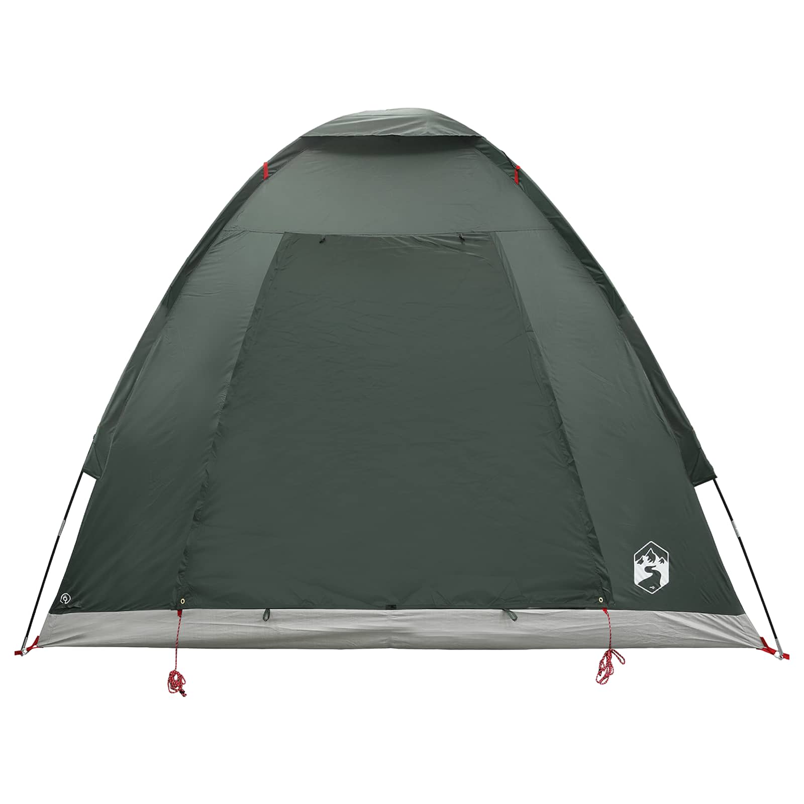 vidaXL Camping Tent 2-Person Army Green Polyester and Steel - 190 x 140 x 105 cm