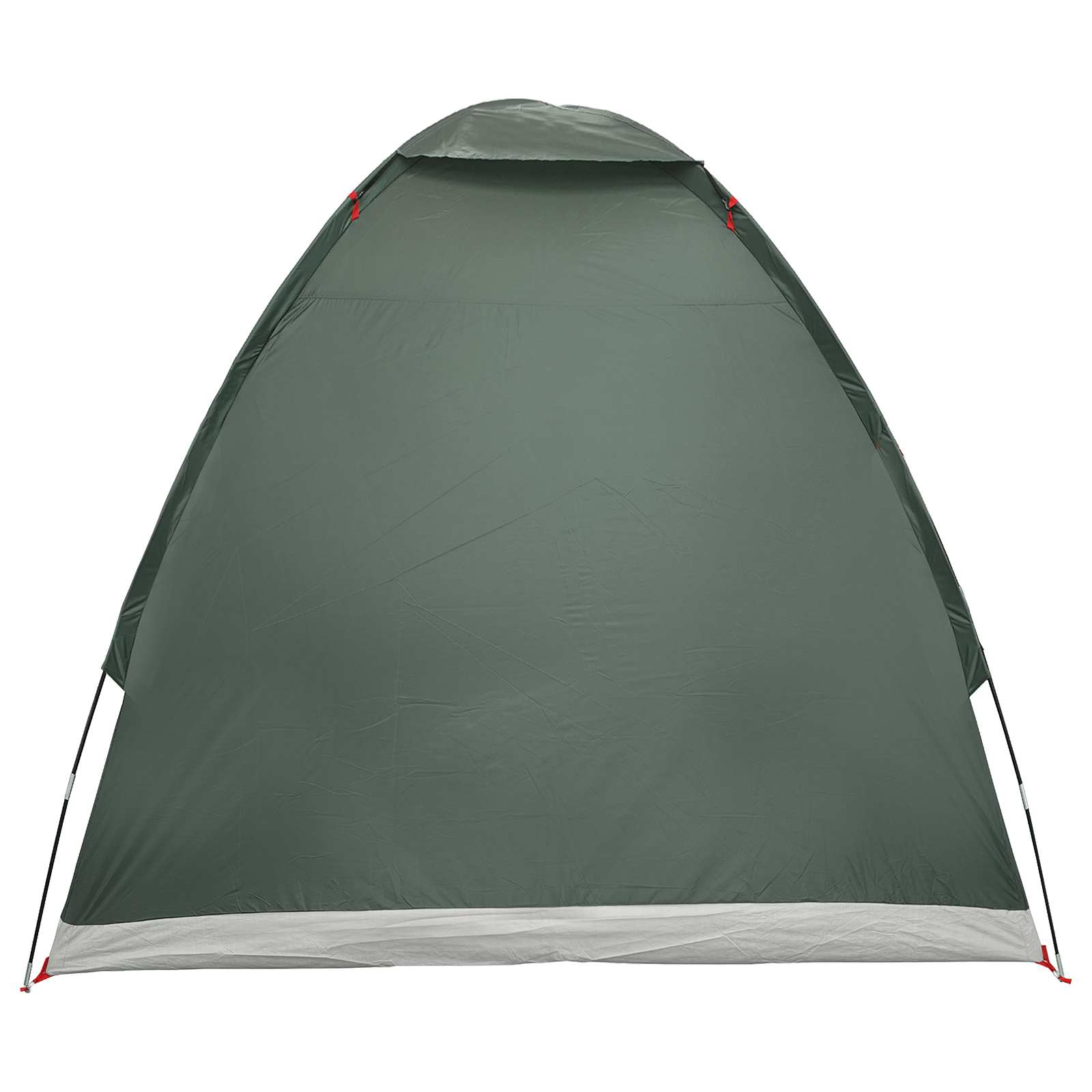 vidaXL Camping Tent 2-Person Army Green Polyester and Steel - 190 x 140 x 105 cm