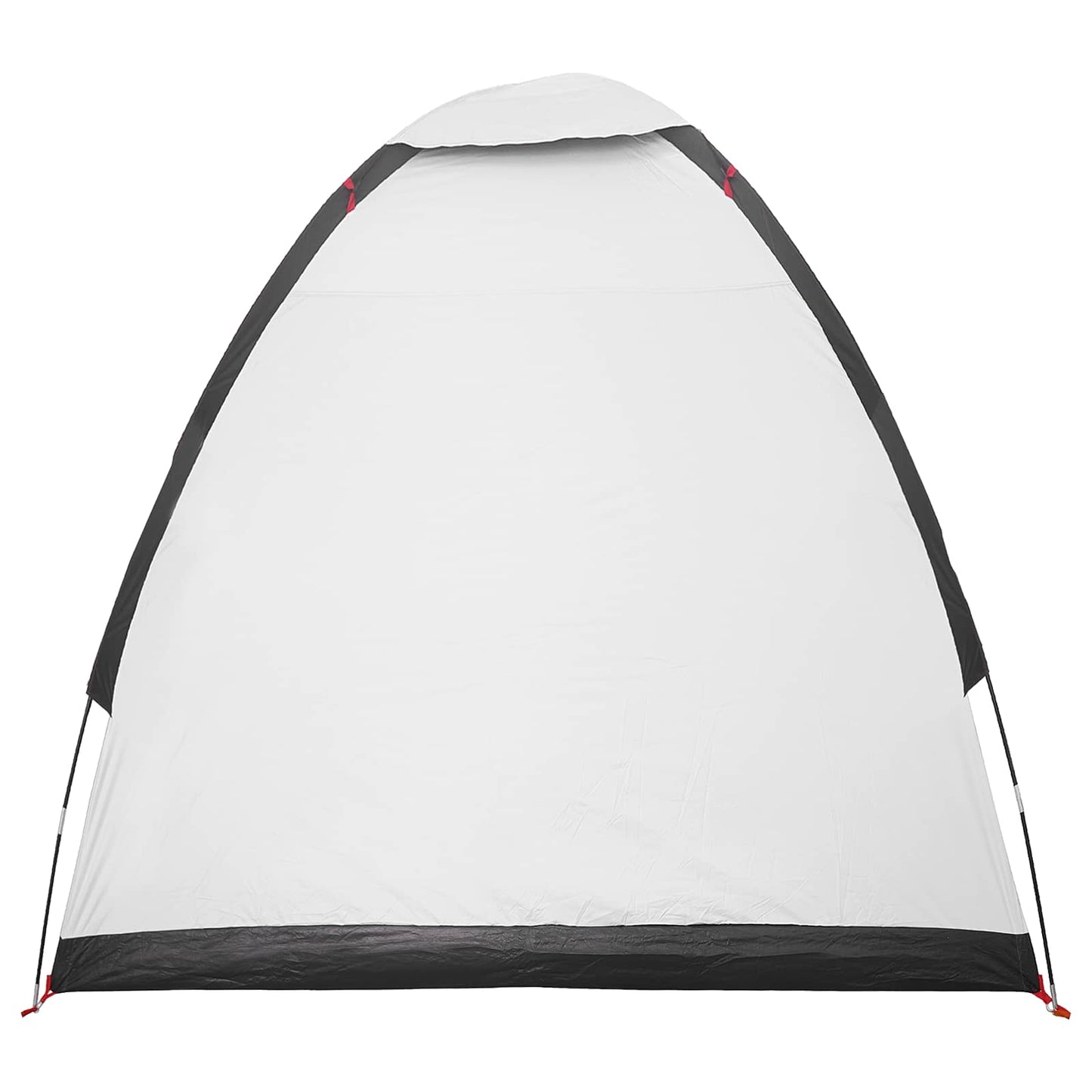 vidaXL Camping Tent 2-Person White Blackout Polyester and Steel - 190 x 140 x 105 cm