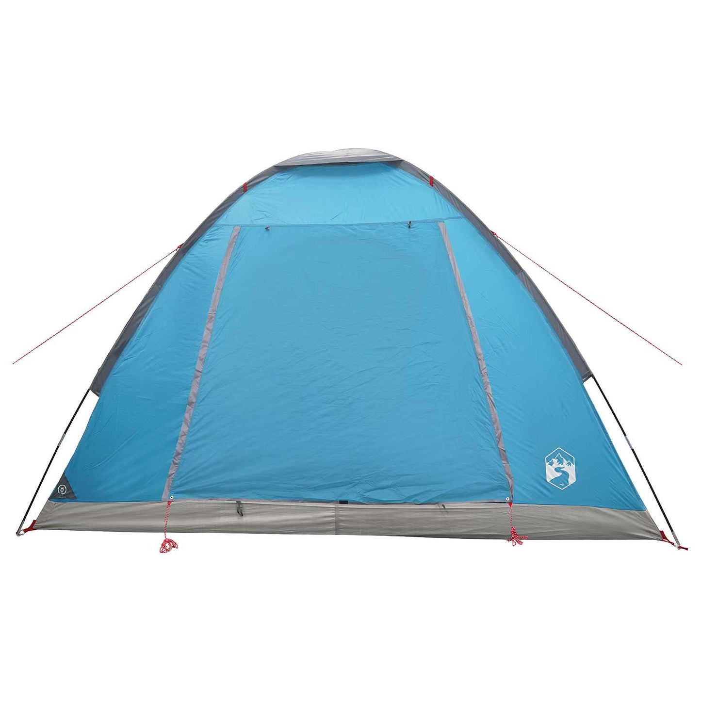 vidaXL Camping Tent 4-Person Blue Polyester and Steel