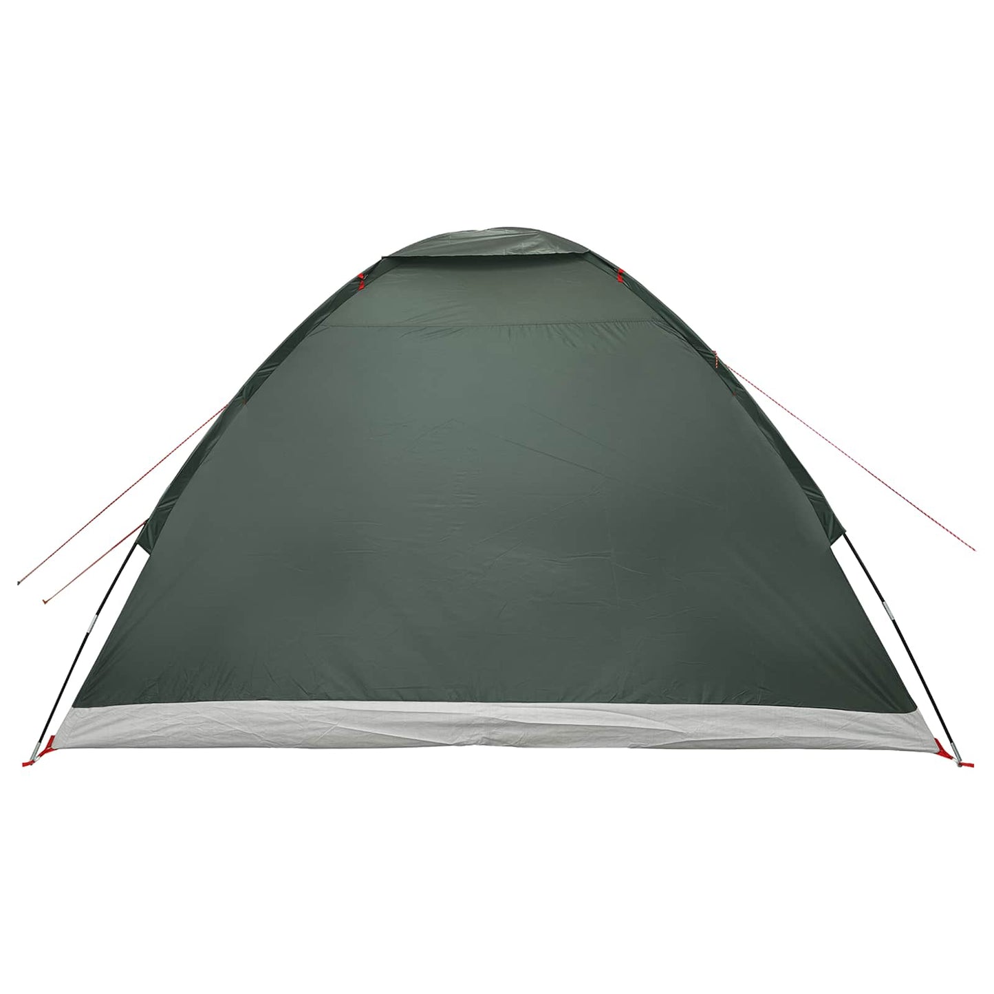 vidaXL Camping Tent 4-Person Army Green Polyester and Steel - 275 x 215 x 125 cm