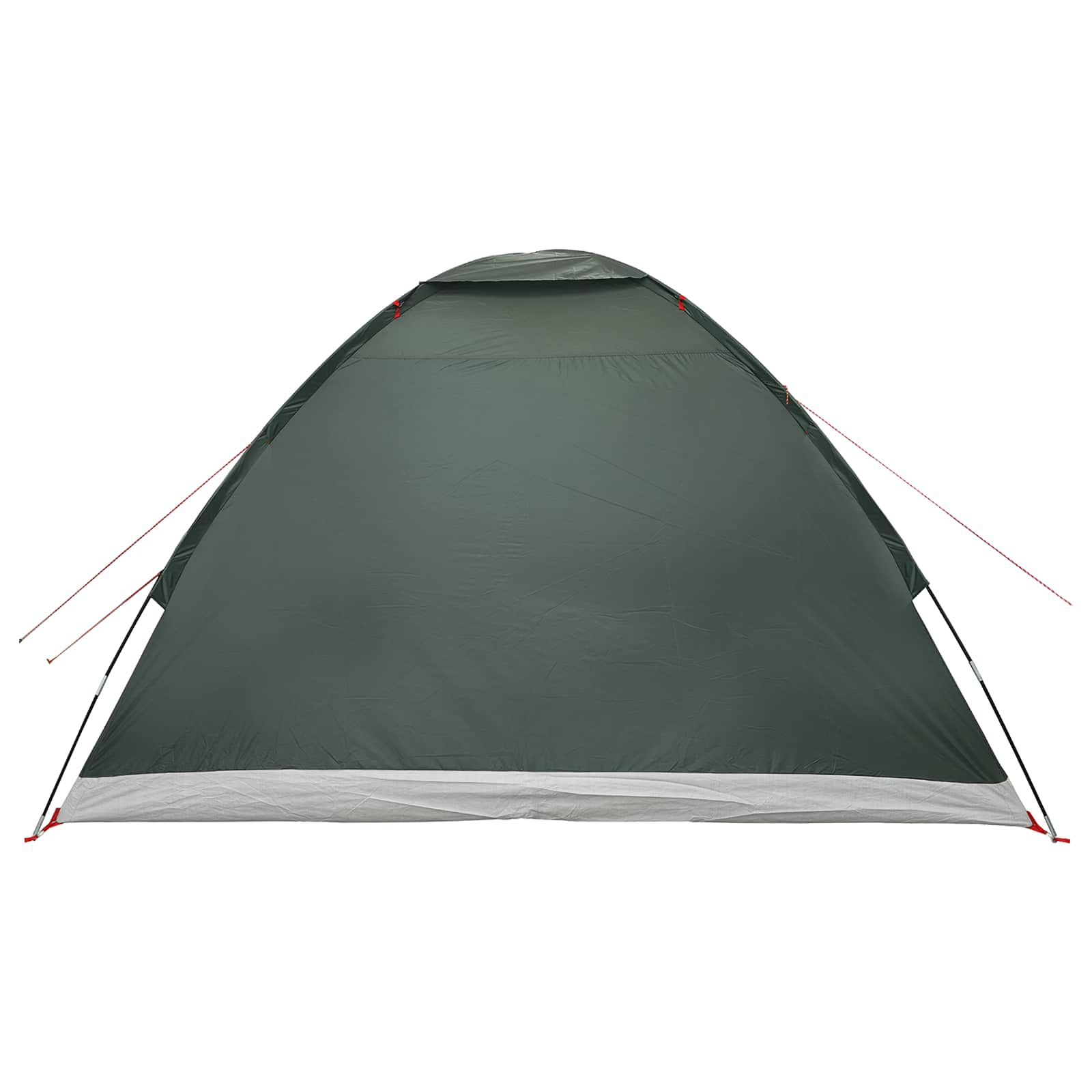 vidaXL Camping Tent 4-Person Army Green Polyester and Steel - 275 x 215 x 125 cm