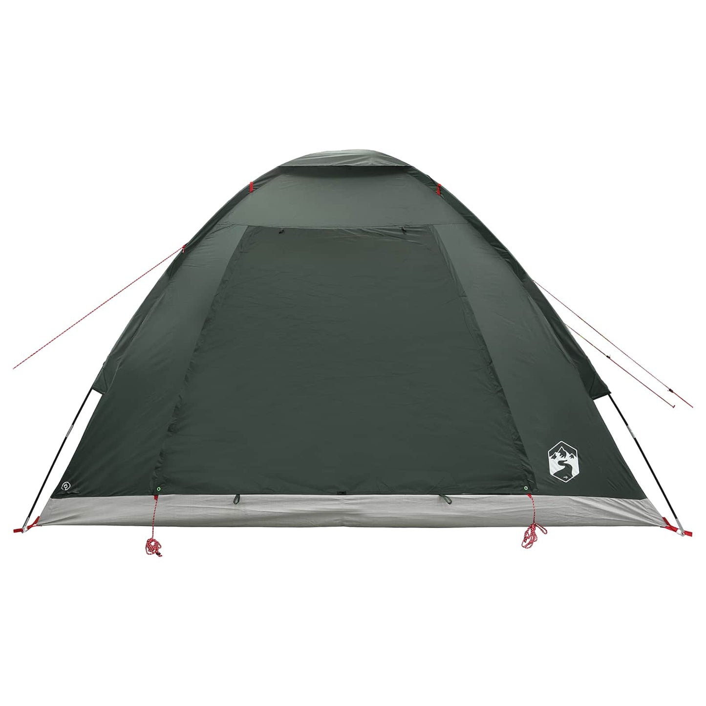 vidaXL Camping Tent 4-Person Army Green Polyester and Steel - 275 x 215 x 125 cm