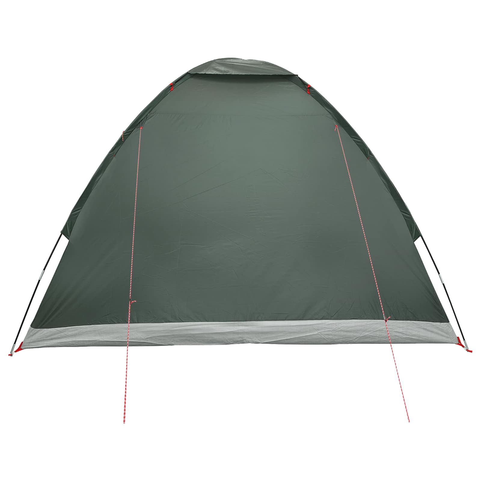 vidaXL Camping Tent 4-Person Army Green Polyester and Steel - 275 x 215 x 125 cm