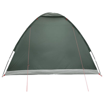 vidaXL Camping Tent 4-Person Army Green Polyester and Steel - 275 x 215 x 125 cm