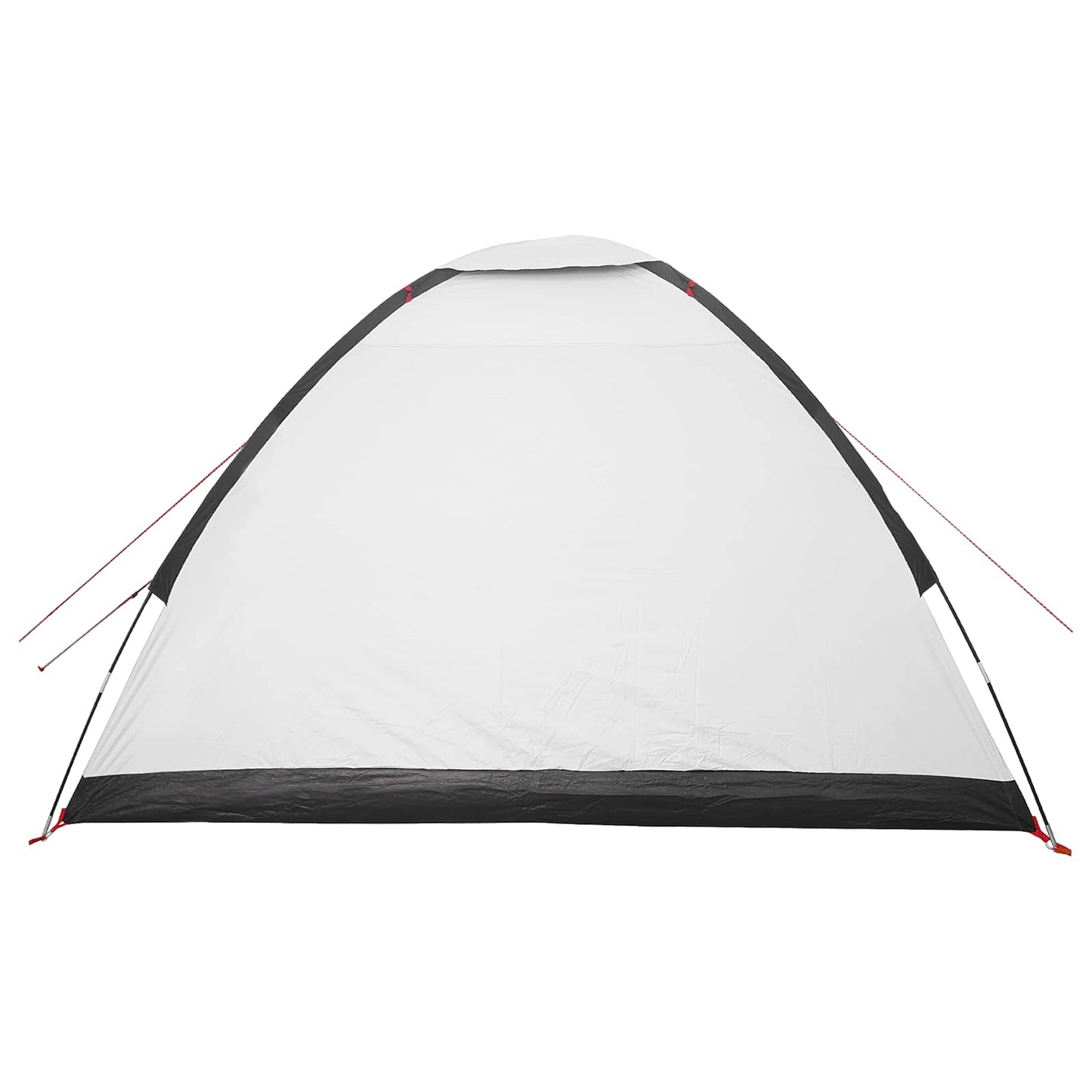 vidaXL Camping Tent 4-Person White Blackout Polyester and Steel - 275 x 215 x 125 cm