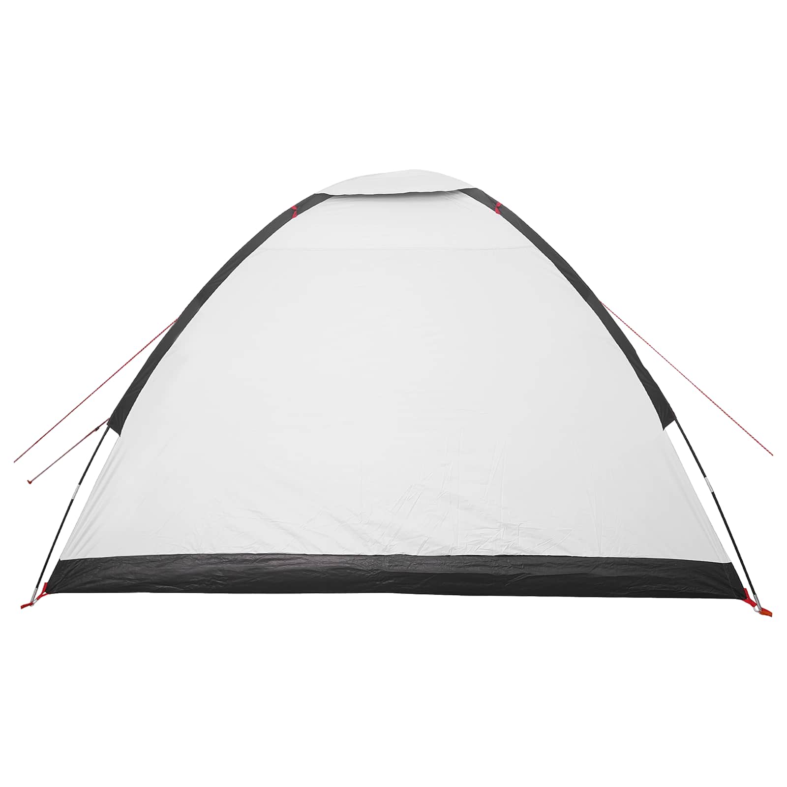 vidaXL Camping Tent 4-Person White Blackout Polyester and Steel - 275 x 215 x 125 cm
