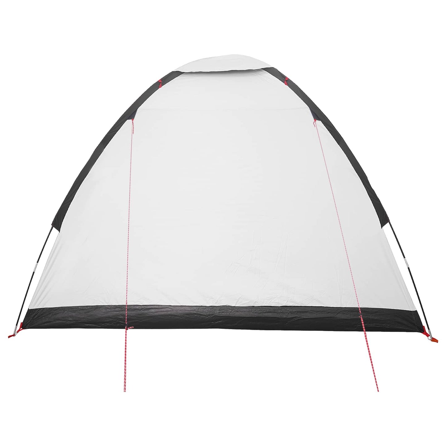 vidaXL Camping Tent 4-Person White Blackout Polyester and Steel - 275 x 215 x 125 cm