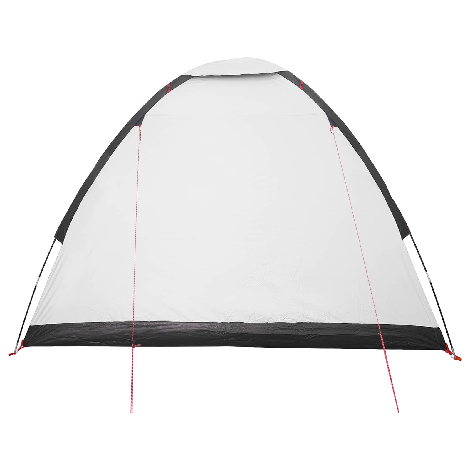 vidaXL Camping Tent 4-Person White Blackout Polyester and Steel - 275 x 215 x 125 cm