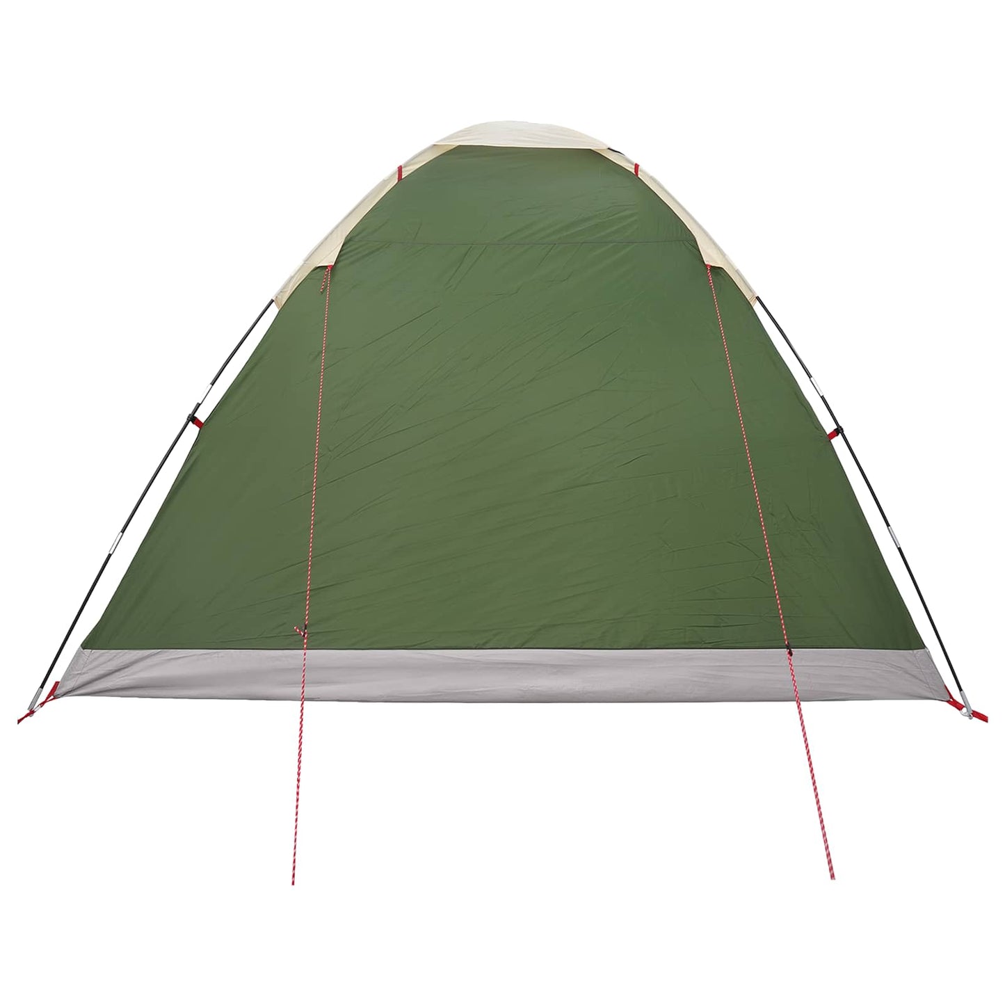 vidaXL Camping Tent 6-Person Green Polyester and Steel