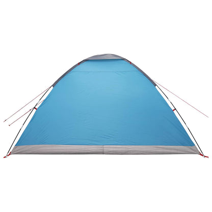 vidaXL Camping Tent 6-Person Blue Polyester and Steel