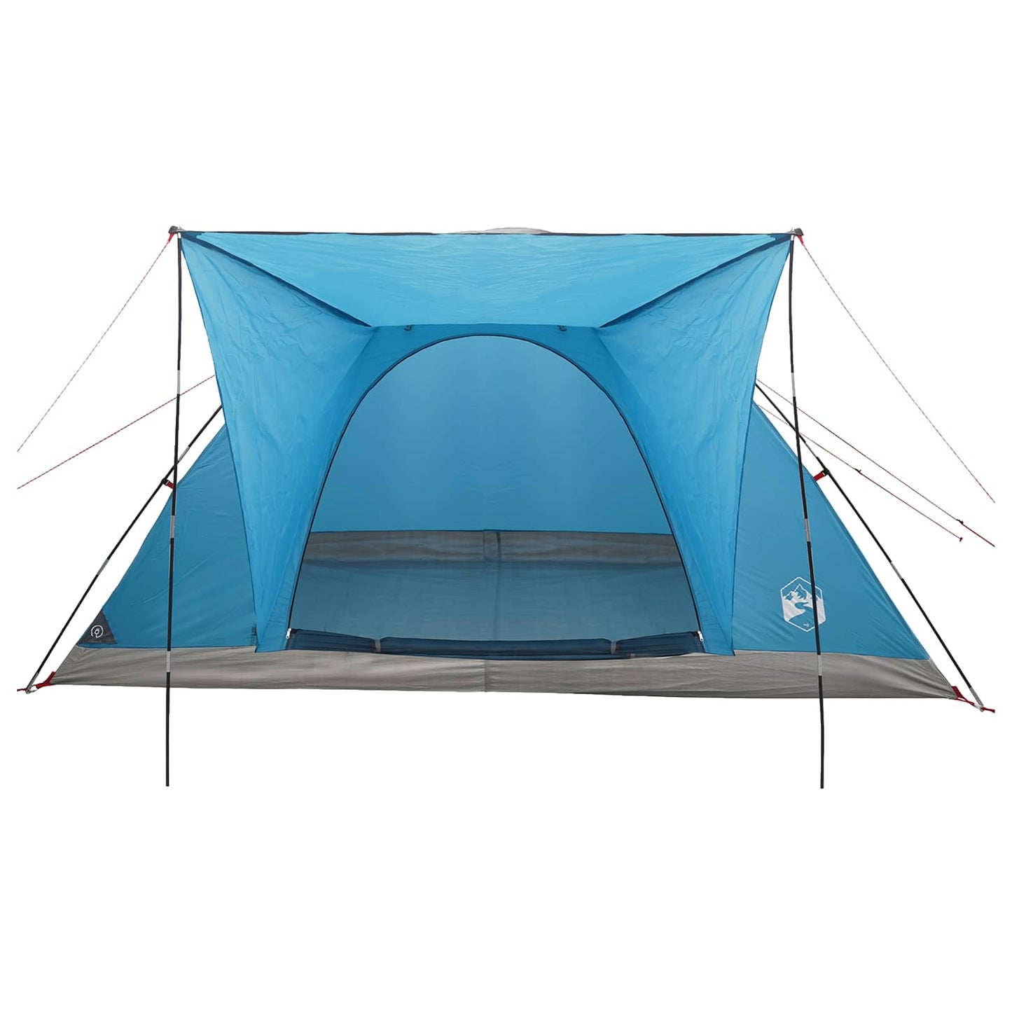 vidaXL Camping Tent 6-Person Blue Polyester and Steel