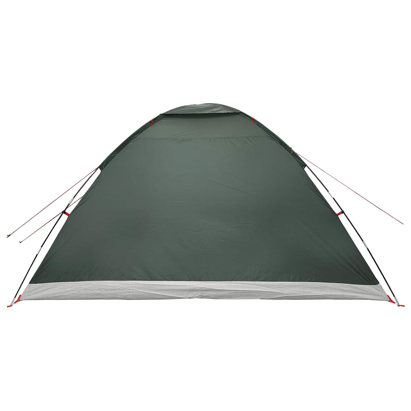 vidaXL Camping Tent 6-Person Army Green Polyester and Steel - 335 x 275 x 180 cm