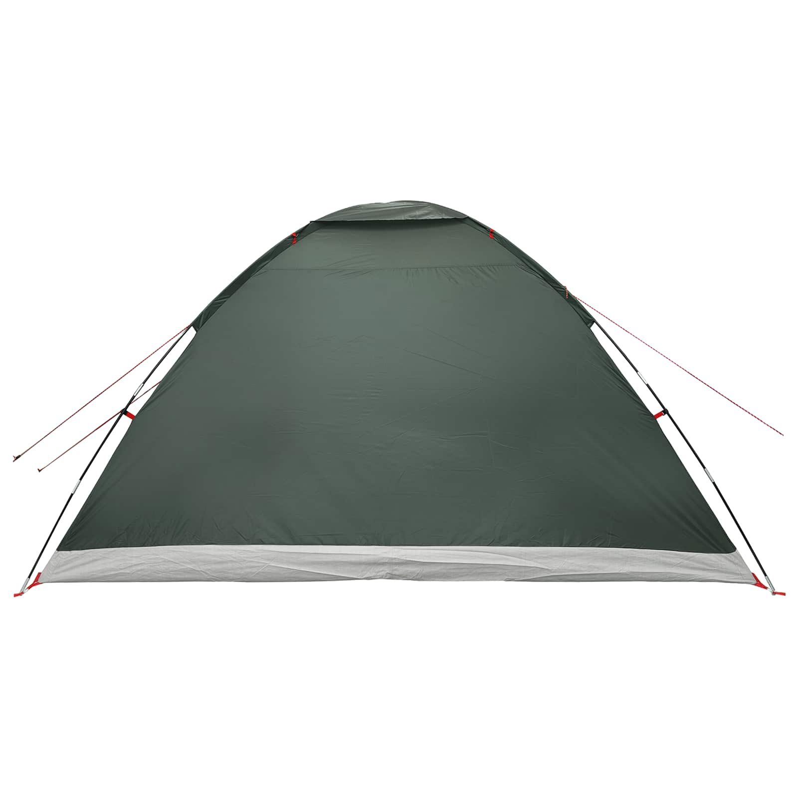 vidaXL Camping Tent 6-Person Army Green Polyester and Steel - 335 x 275 x 180 cm