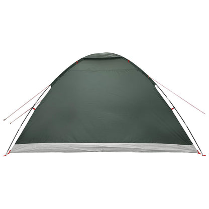 vidaXL Camping Tent 6-Person Army Green Polyester and Steel - 335 x 275 x 180 cm