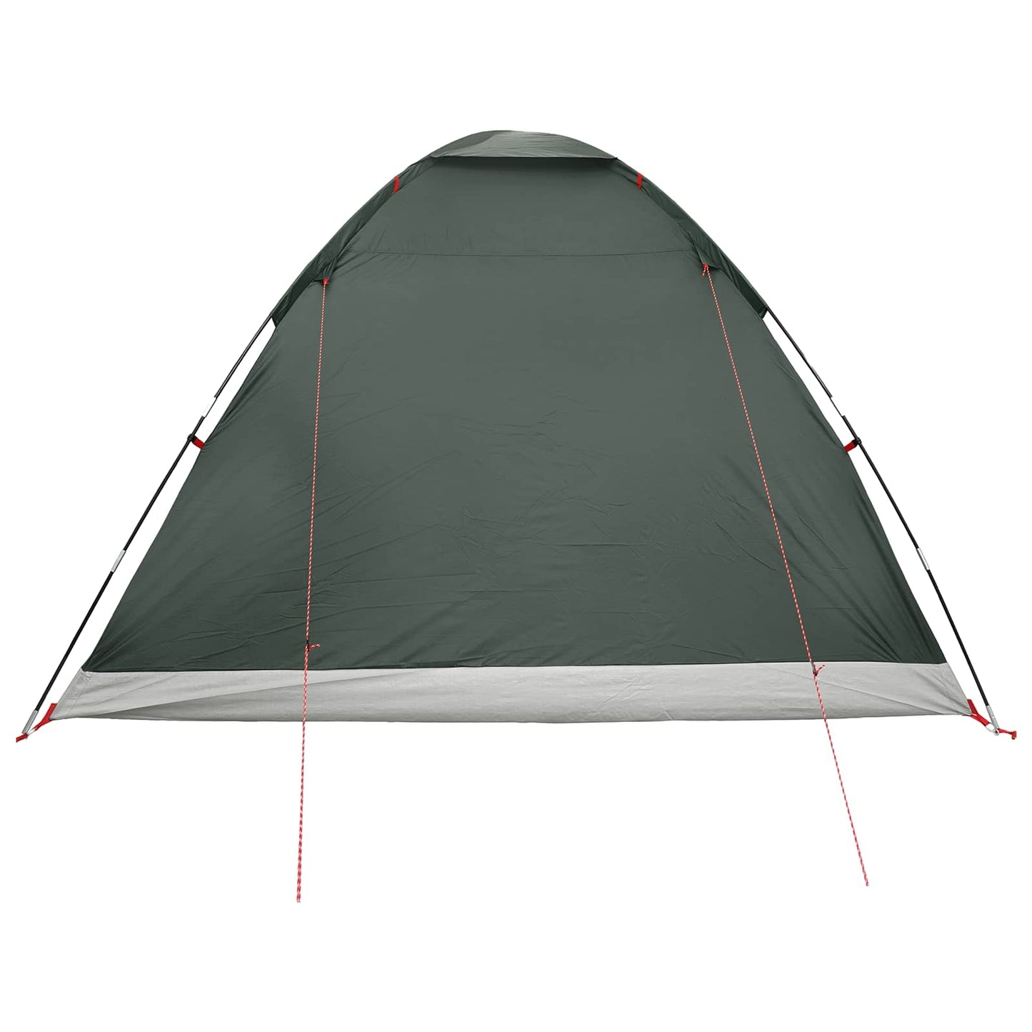 vidaXL Camping Tent 6-Person Army Green Polyester and Steel - 335 x 275 x 180 cm