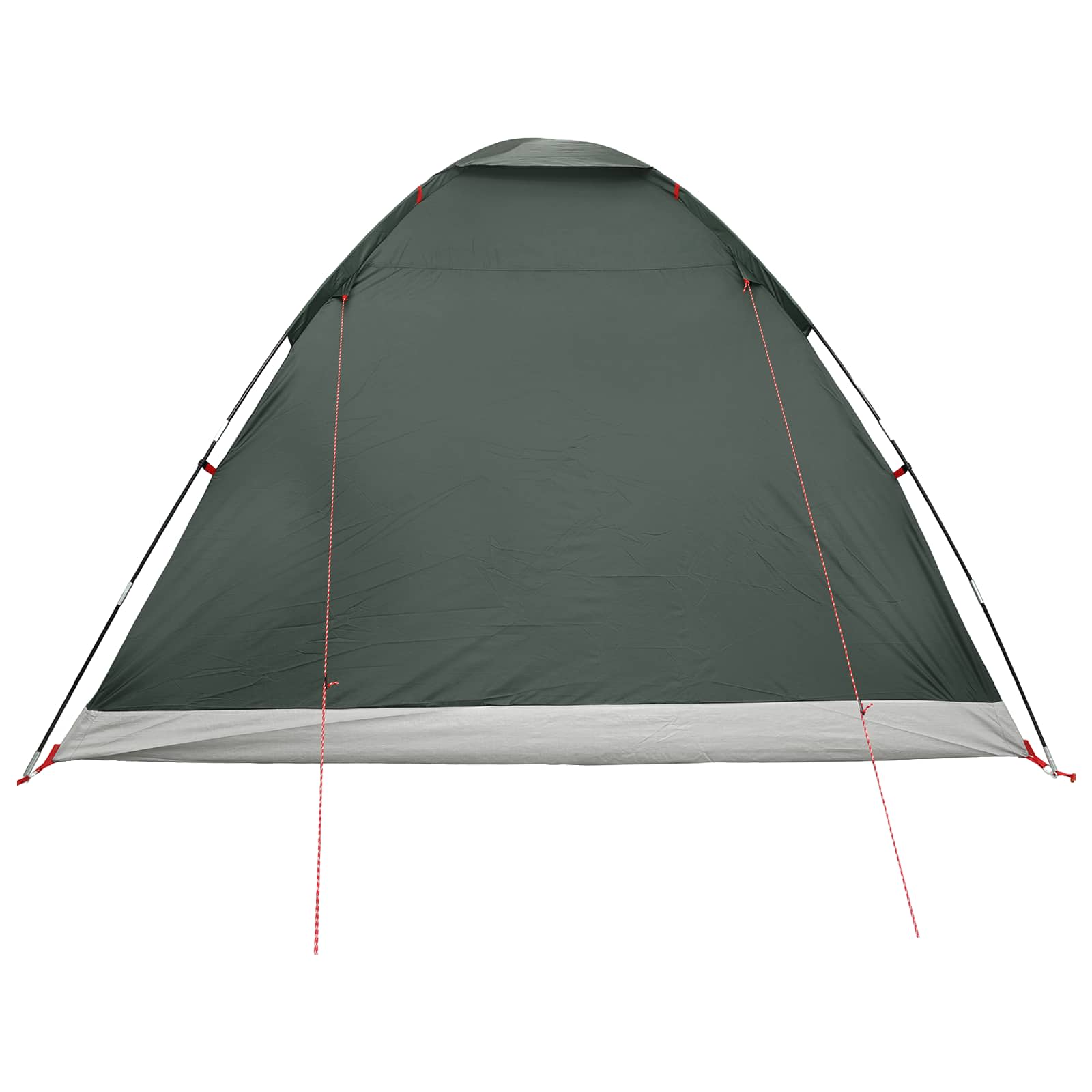 vidaXL Camping Tent 6-Person Army Green Polyester and Steel - 335 x 275 x 180 cm
