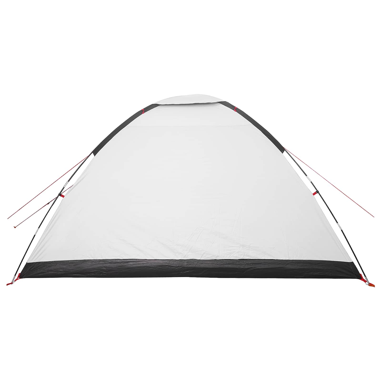 vidaXL Camping Tent 6-Person White Blackout Polyester and Steel - 335 x 275 x 180 cm
