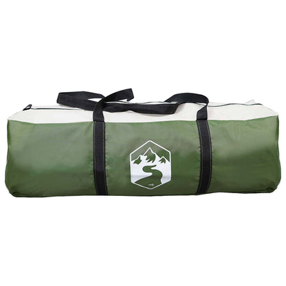 vidaXL Tunnel Tent with Roof Green 8-Person Polyester and Steel