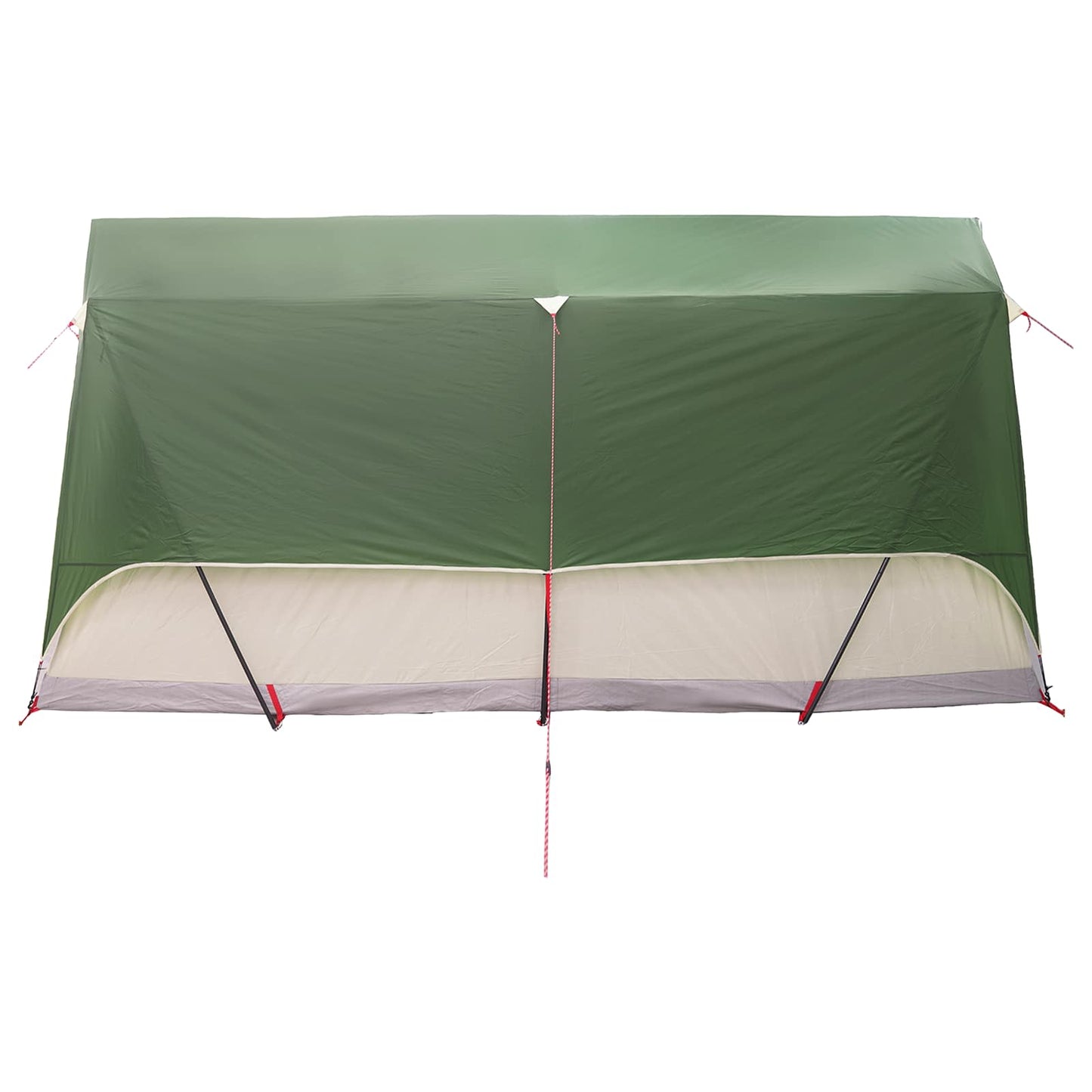 vidaXL Tunnel Tent with Roof Green 8-Person Polyester and Steel