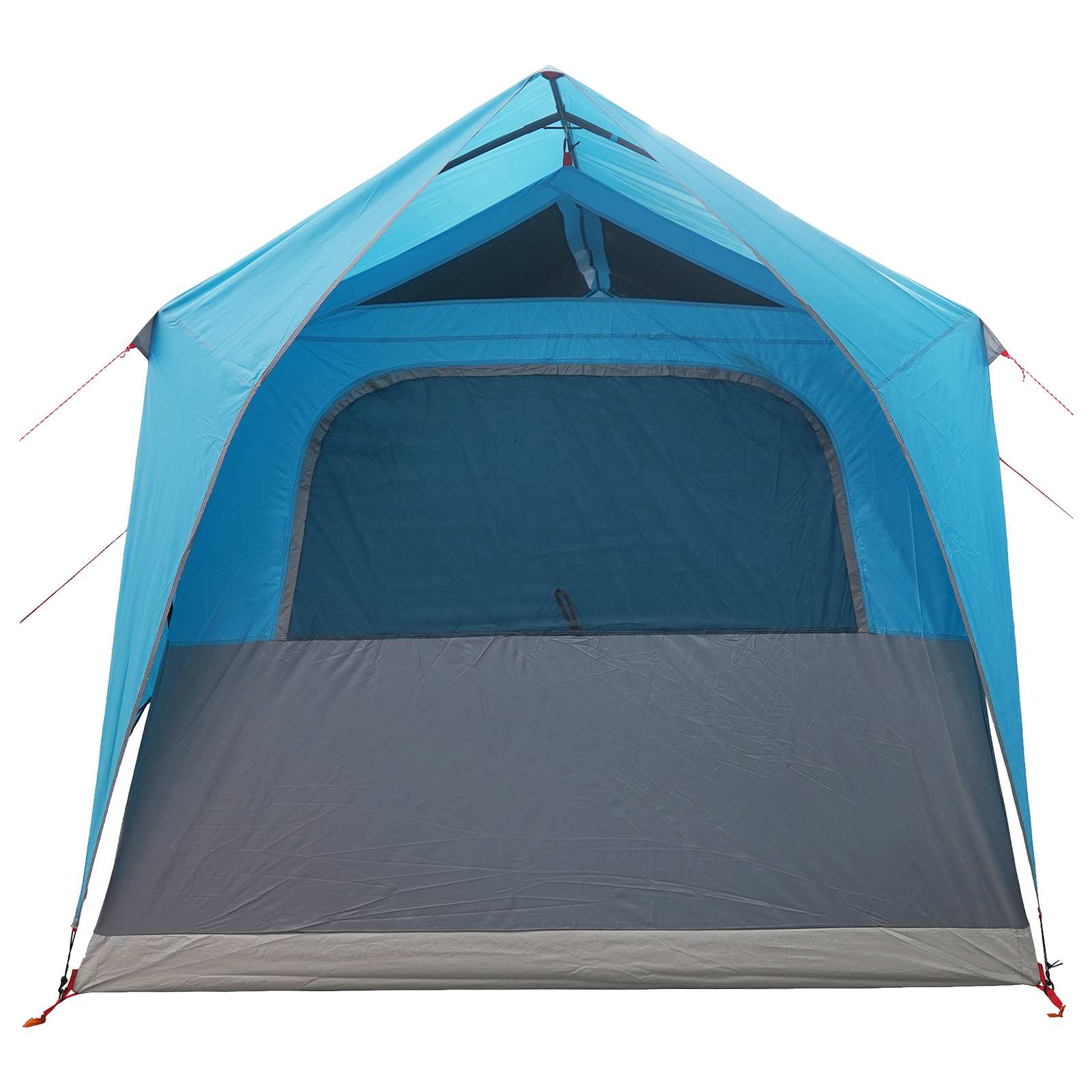 vidaXL Tunnel Tent with Roof Blue 8-Person Polyester and Steel