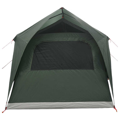 vidaXL Tunnel Tent with Roof Army green 8-Person Polyester and Steel