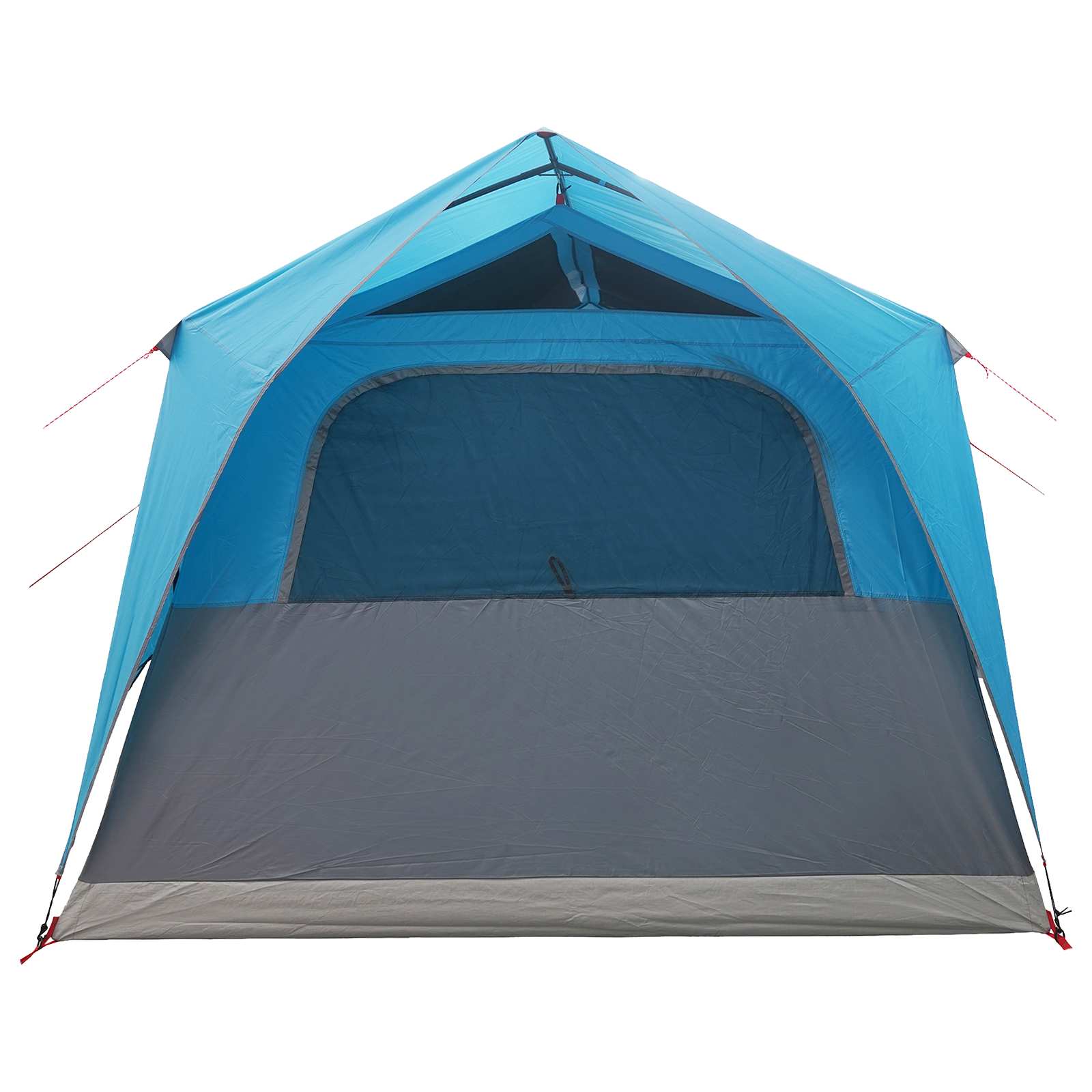 vidaXL Tunnel Tent with Roof Blue 10-Person Polyester and Steel