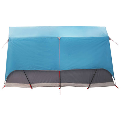 vidaXL Tunnel Tent with Roof Blue 10-Person Polyester and Steel