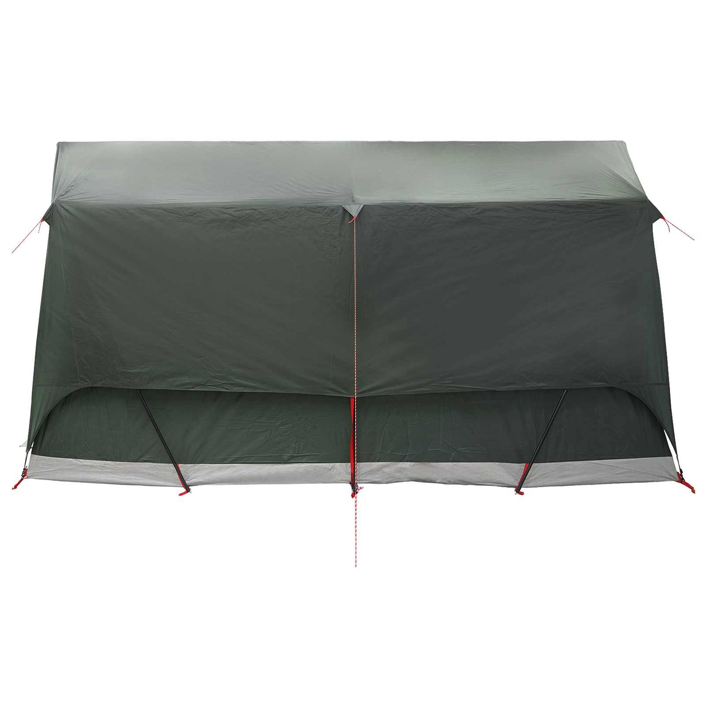 vidaXL Tunnel Tent with Roof Army green 10-Person Polyester and Steel