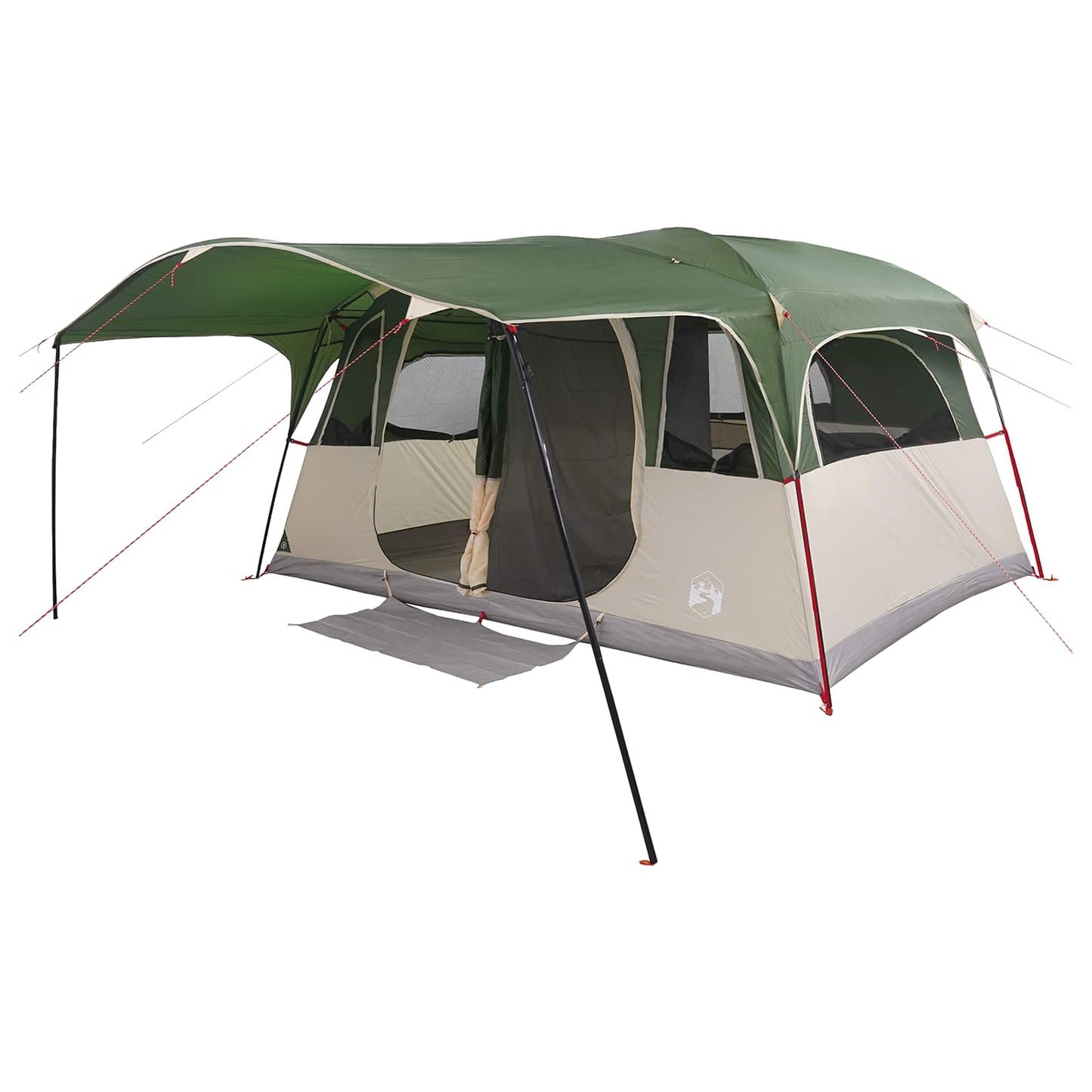 vidaXL Tunnel Tent Green 427 x 305 x 205 cm Polyester and Steel
