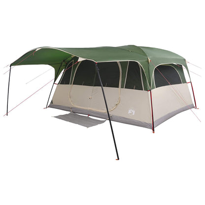 vidaXL Tunnel Tent Green 427 x 305 x 205 cm Polyester and Steel