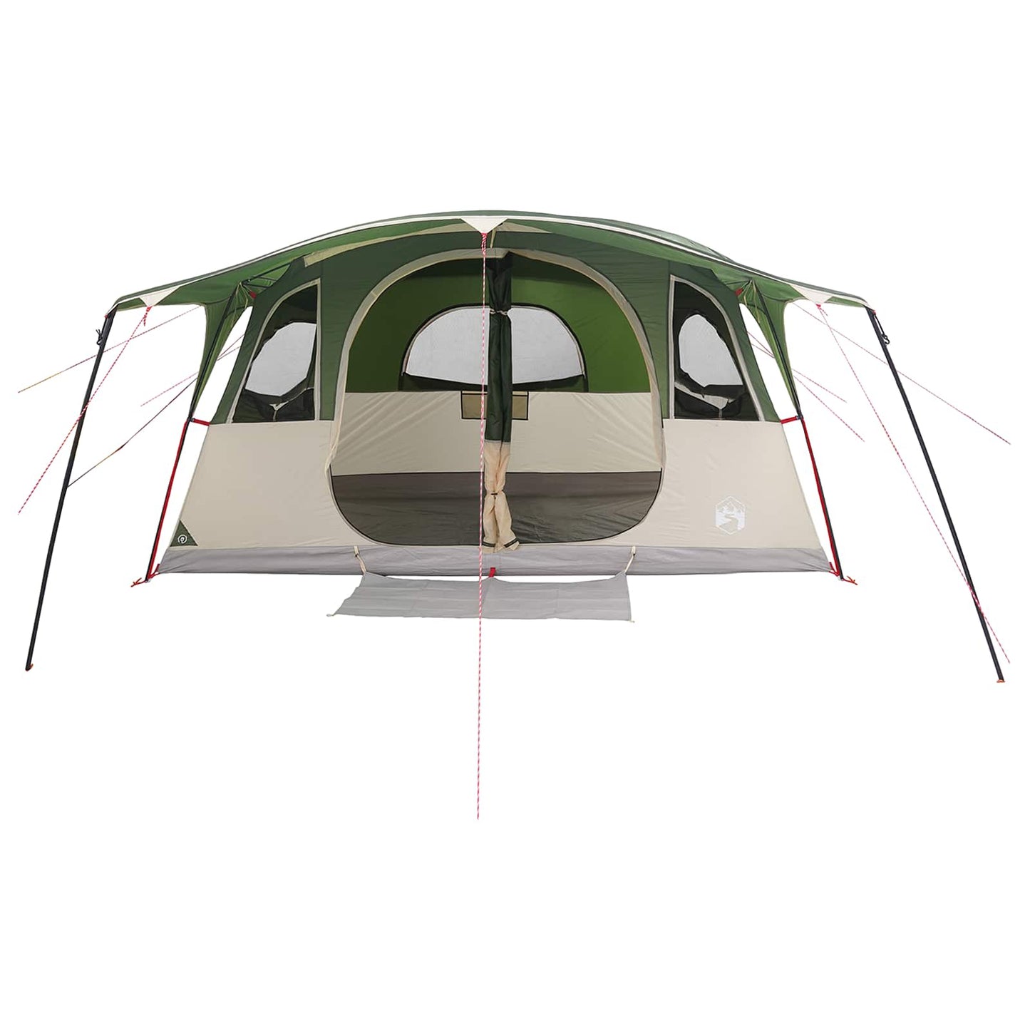 vidaXL Tunnel Tent Green 427 x 305 x 205 cm Polyester and Steel