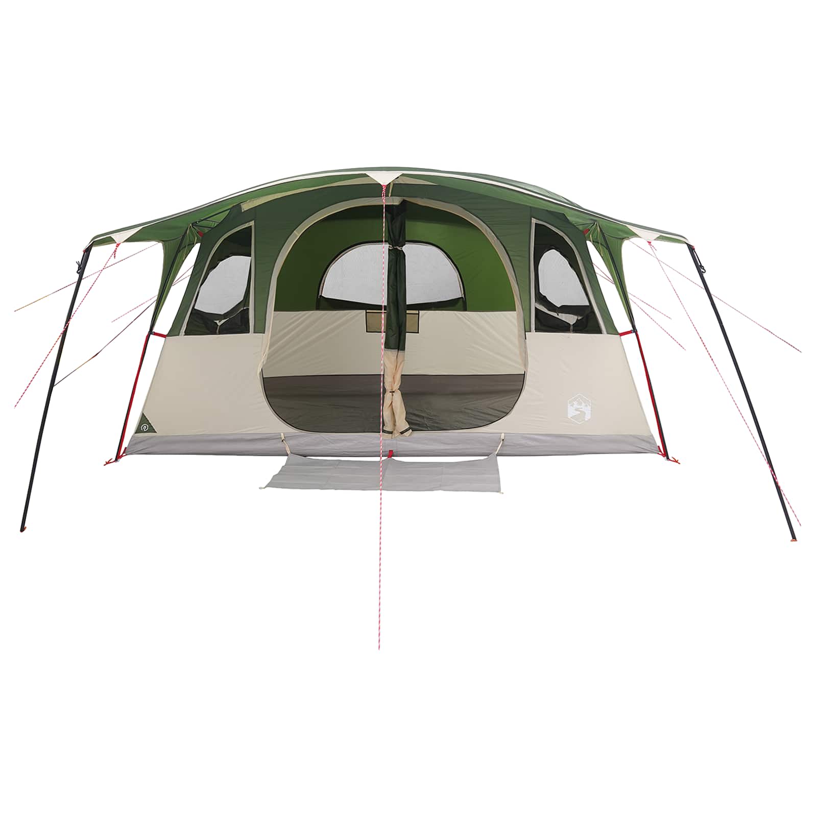 vidaXL Tunnel Tent Green 427 x 305 x 205 cm Polyester and Steel