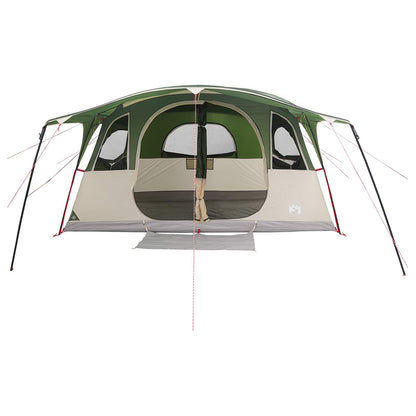 vidaXL Tunnel Tent Green 427 x 305 x 205 cm Polyester and Steel