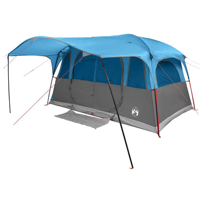 vidaXL Tunnel Tent Blue 427 x 305 x 205 cm Polyester and Steel