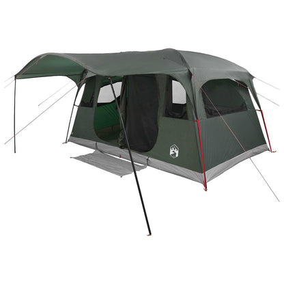 vidaXL Tunnel Tent Army Green 427 x 305 x 205 cm Polyester and Steel